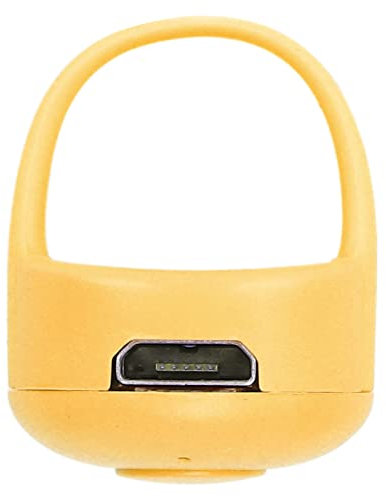 Cyrank Page-Turner-Fernbedienung, Bluetooth-Fernbedienung Für Mobiltelefone, Fingerspitzen-Controller Für Smart Clicker Für Fotos Und Videos, Aufladbare Fernbedienung Für Die Steuerung (Gelb)