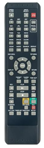 VINABTY SE-R0273 Ersatz Fernbedienung Kompatibel mit Toshiba DVD Player DVR52KTF D-VR51KF D-VR50KF D-VR50KTF D-VR52KF D-VR52KTF DVR51KF DVR50KF DVR50KTF DVR52KF