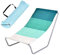 Klappbarer Liegestuhl – -Nickerchen-Bett-Stuhl, tragbarer Camping-Liegestuhl, zusammenklappbarer Chaiselongue-Sessel, kleine Hängematte für , Sonnenbaden, Terrasse, Pool, Rasen, Deck
