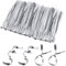800 PCS Metal Twist Ties, 10CM Reusable Bag Ties, for Baking, Parties, and Candy Party Gift Bag Supplies (Silver)