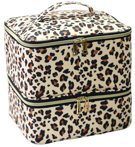 Nagellack-Aufbewahrungsbox – mit Nagellack-Organizer-Tasche, zweilagiges