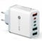 55W USB C ladegerät Mehrfach, 6 Ports PD 25W 18W Schnellladegerät, Handy Ladegeräte für Samsung Galaxy S25 S24 S23 A56 A54 A55 iPhone 16 15 14 13 Pro Max, iPad Pro, Netzteil USB c Ladestecker Stecker