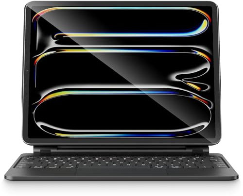 pekarejue Magic Keyboard Case for iPad Pro 13-inch M5 2025 & M4 2024 Black