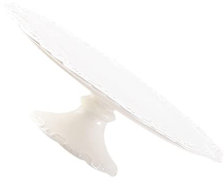 Holibanna 1pezzi Alzata Per Torte in Ceramica Espositore Per Dessert Accessorio Per Feste Supporto Per Torte Alzata Per Frutta Servire e Dessert Centrotavola Per Feste Resistente e Pratico f