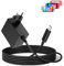 Cargador de Carga rápida de 45W para Nintendo Switch/Switch Lite/Switch OLED/Switch Deck Dock/Switch Pro Controller Compatible con Modo TV, Adaptador de CA con Fuente de alimentación de 1,5 m/5 pies
