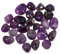 SAFIGLE Amethyst Achat Rosenquarz Chips Großer Rosenquarz Rosa Kristall Rosenquarz Kristalle Rosenquarz Heilsteine ​​Quarz Proben Kristall Rose Rohstein Lila
