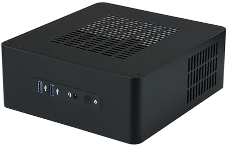 TA80 Small PC Case Small ITX Mainboard Chassis HTPC With Advanced Cooling For Home Office Computer HTPC Enclosure PC Case