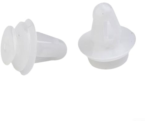 100Pcs 9mm Car Door Hole Bumper Cover Auto Screw Plastic Fastener Clips Rivets for Car Fenders and Doors