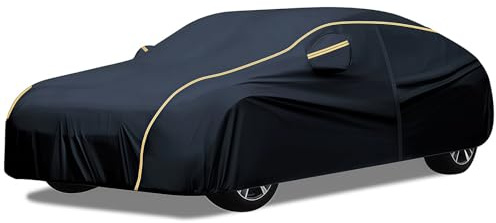 Autoabdeckung Winter für Alfa Romeo 155(1992-1998),Autoschutzhülle Vollgarage,Autohülle,Outdoor Auto Abdeckplane,Wasserdicht Atmungsaktiv,Vollgarage Autoplane Schneefest