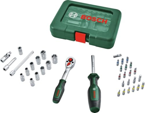 Bosch 1/4 Ratchet Set 37-Piece | Accessory Hand Tool