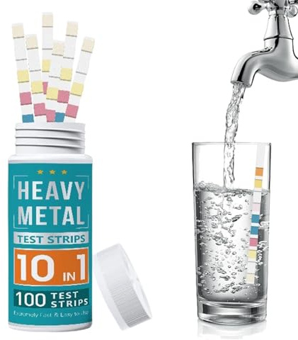 Water Test Kit, Quick Accurate Easy Read Multi Parameter Device, Pool Water Test Strips, 100 Pieces/tube Liquid Quality Testing Tool, Tests Kit With Fast Result Design For Tap Spa Tub Lake Drink