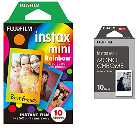 Fujifilm Instax Mini Frame WW1 Monochrom, Bunt & Mini Frame WW1 Rainbow, Bunt