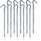 diMio XL Stahl-Zelthaken Allround Rund/V-Profil (Zelthaken Ø6mm, 20er Pack)