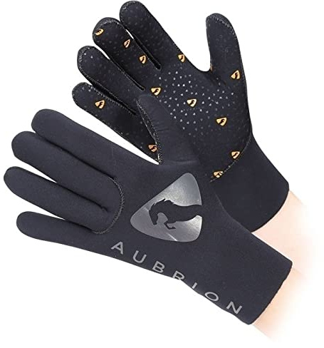 Shires Aubrion Gants de jardin en néoprène Noir Taille M