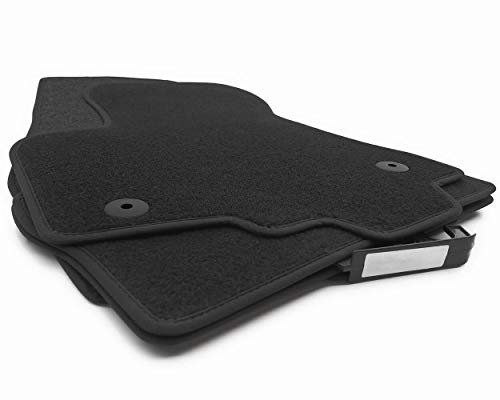 Fußmatten kompatibel mit Zafira Tourer C D (2011-2019) Velours Matten Original Qualität Automatten Set 4X Schwarz