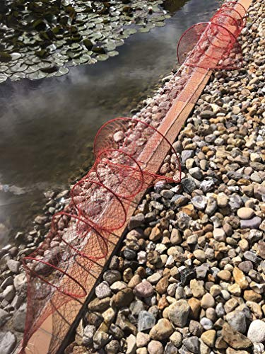 Doppelreuse Aalreuse Krebsreuse Fischreuse 3 Meter Länge Fischnetz Reuse