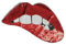 1pc Large Red Lips Patches Iron on Patches or Sew on for Clothing Glitter Sequin Embroidered Red Sequins Lip Patch DIY Motif Embroidered Applique Craft