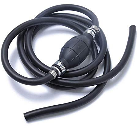 High Flow Siphon Pump Gasoline Oil Water Fuel Diesel Transfer Siphon Pump Siphon Fuel Transfer Pump Siphon Hand Fuel Pump Portable Manual Car Liquid Gas Transfer PumpSiphon Hose for Manual Pumping 8mm