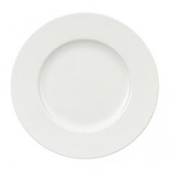 Villeroy & Boch Royal Brotteller, 6er Set, 16 cm, Premium Bone Porzellan, Weiß