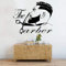 YINSHENG Stickers muraux Barbershop Hommes Barbe Coiffure Salon Mur Fenêtre Stickers Mode Coiffeur Barber Ciseaux Stickers Muraux Vinyle Papier Peint Amovible 68X56 CM