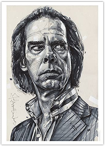 Nick Cave Poster, 70 x 50 cm, ungerahmt