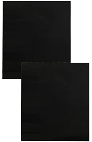 SANTOS XXL Teflon Antihaft Grillmatte 2er Set - Extra Dick - Dauerbackfolie, Backmatte, Grillfolie, Backpapier Wiederverwendbar - 50x40cm
