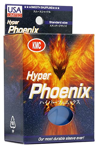 KMC Sleeves Hyper Phoenix in voller Größe, Mattblau, 100 Stück