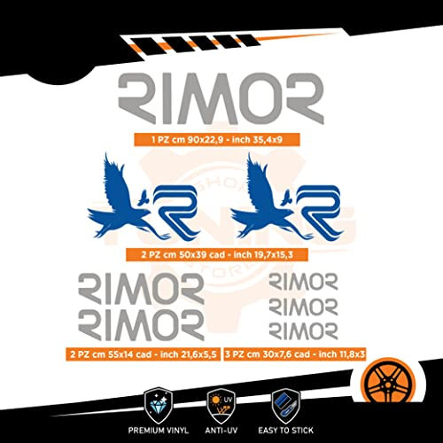 Generico Aufkleber-Set für Camper Rimor - Version G