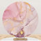 Renaiss 2.2x2.2m Rose Violet Marbre Toile de Fond Ronde Abstrait De l'art Marbre Fond de Photographie Fête Décors Filles Anniversaire Noces Douche Nuptiale Tableau de gâteau Youtube Accessoires Photo