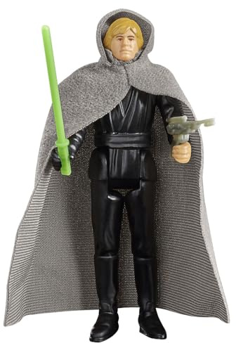 Star Wars Retro-Kollektion Luke Skywalker (Jedi Knight), 9, 5 cm große Action-Sammelfigur zu Wars: Die Rückkehr der Jedi-Ritter
