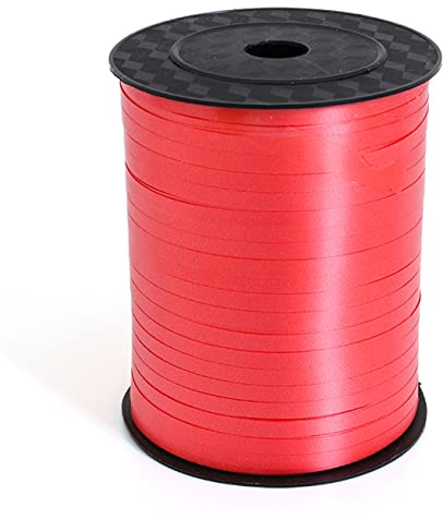 CC wonderland zone Ruban Bolduc Rouge(457m x 5mm) Ruban pour Artisanat et Emballage Cadeau