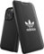 adidas Kompatibel mit iPhone 14 Pro Hülle, Schwarz Trefoil Booklet Design, stoßfest, stoßfest, vollständig schützend, originale Handyhülle mit Schnapp-Design, ästhetische Handyhülle