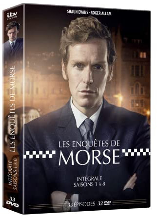 [Elephant Films] - Edition française officielle - Les Enquêtes de Morse - Intégrale saisons 1 à 8 - Coffret 33 DVD
