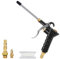 Air Blow Gun Air Compressor Duster with Extension Nozzle with 1/4 BSP British & German High Pressure Pistol-Grip Connector Pneumatic Air Duster Cleaning Tool