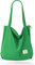 Kalidi Damen Cord-Tragetasche, Reißverschluss, lässige Handtasche, große Kapazität, Schultertasche mit Taschen, B-grün, Large