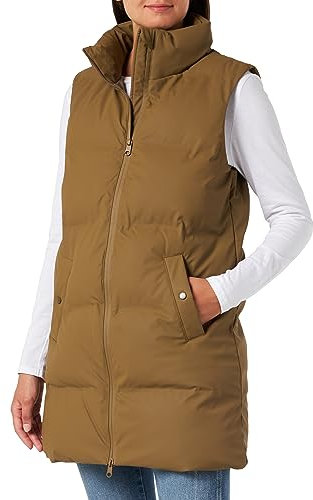 VERO MODA Damen VMNOE AW23 Coated Waistcoat BOOS Weste, Capers, L