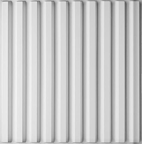 3D Paneele PVC Kunststoffpaneele Wandpaneele Gaming Zimmer Wand Decke 3D Optik Lamellen Slats (40) hochwertige & harte PVC 3D Platten