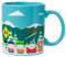 Silver Buffalo South Park Bus Stop - Taza de cerámica, 20 onzas