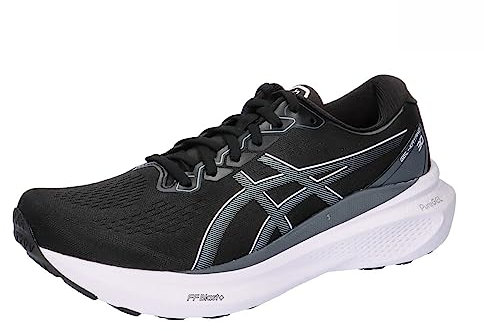 ASICS Kayano 30 Mann Laufschuhe Schwarz Weiß