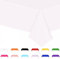 POPOYU White Party Tablecloth,Large White Table Cover,137 * 274cm WhiteParty Tableware Decor VJ Day 80th Anniversary Table Cloth for Kids White·Christmas Birthday Party Supplies TableDecoration