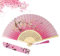 ZoomPlay Folding Hand Fan, Handheld Fan Bamboo Hand Fan for Birthday Gifts Dancing Cosplay Wedding Party
