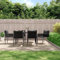 GuyAna Gartenstühle mit Kissen 6 STK. Schwarz 54x61x83 cm Poly Rattan Rattansessel Sklum