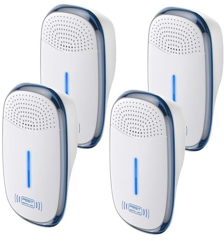 ARCFOX Ultrasonic Pest Repellent - Electronic Pest Repeller Control Plug In for Insect Mice, Mouse, Bugs, Flea, Fly, Spiders, Mosquitoes, Roaches, Ants, 2023 NEW (4 Pack)+1