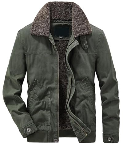 Winterjacke Herren - Grosse Grössen Jacke Männer Winterjacke Skijacke Dicke Flauschig Arbeitsjacke Kuscheljacke Warnjacke 5xl 4xl,AG,L