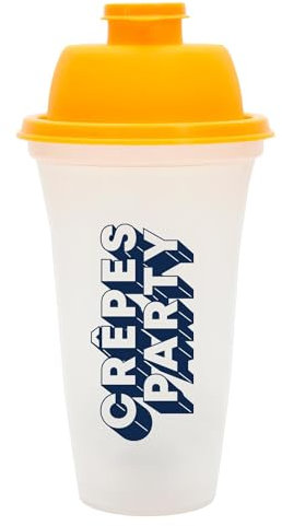 Shaker Pour Pâte à Crêpes - Contenance 500 ml (Jaune)