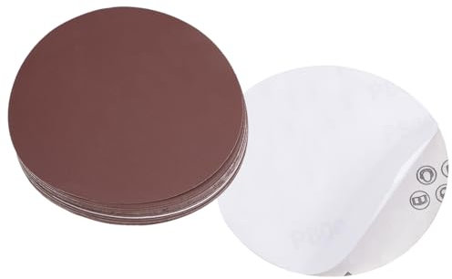 CoCud PSA Sanding Discs, 5 Inch Dia 800 Grits, Self Adhesive Sticky-Back Sandpaper - (Applications: for Woodworking Metal Finishing), 20-Pieces