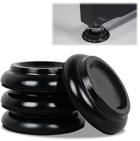 Klavieruntersetzer, Möbeluntersetzer, Piano Foot Pads, Bodenschoner, Caster Cups - Rutschfest, Schalldicht, Schützt Böden, Fliesen und Teppiche vor Schäden, 4 Stück