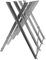 Willonin Chevalet de sciage, Chevalet de sciage réglable,couper le bois, pliable, support tronçonneuse,Tréteau de sciage,Acier galvanisé avec 3/4 supports de troncs -Argent (4 supports)