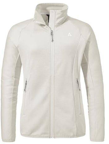 Schöffel Damen Fleece Jk Style Cascata WMS, Fleecejacke dünn & leicht mit Stehkragen, wärmende Outdoorjacke aus 2-Wege-Stretch mit 2 Außentaschen