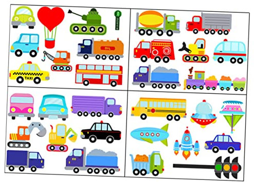 JOINPAYA 1 Satz Cartoon-Wandaufkleber Transport Wandtattoos Autoaufkleber kinderzimmer wanddeko wandpolsterung kinderzimmer wandbild Aufkleber für Kinderzimmer kreative Wandaufkleber PVC